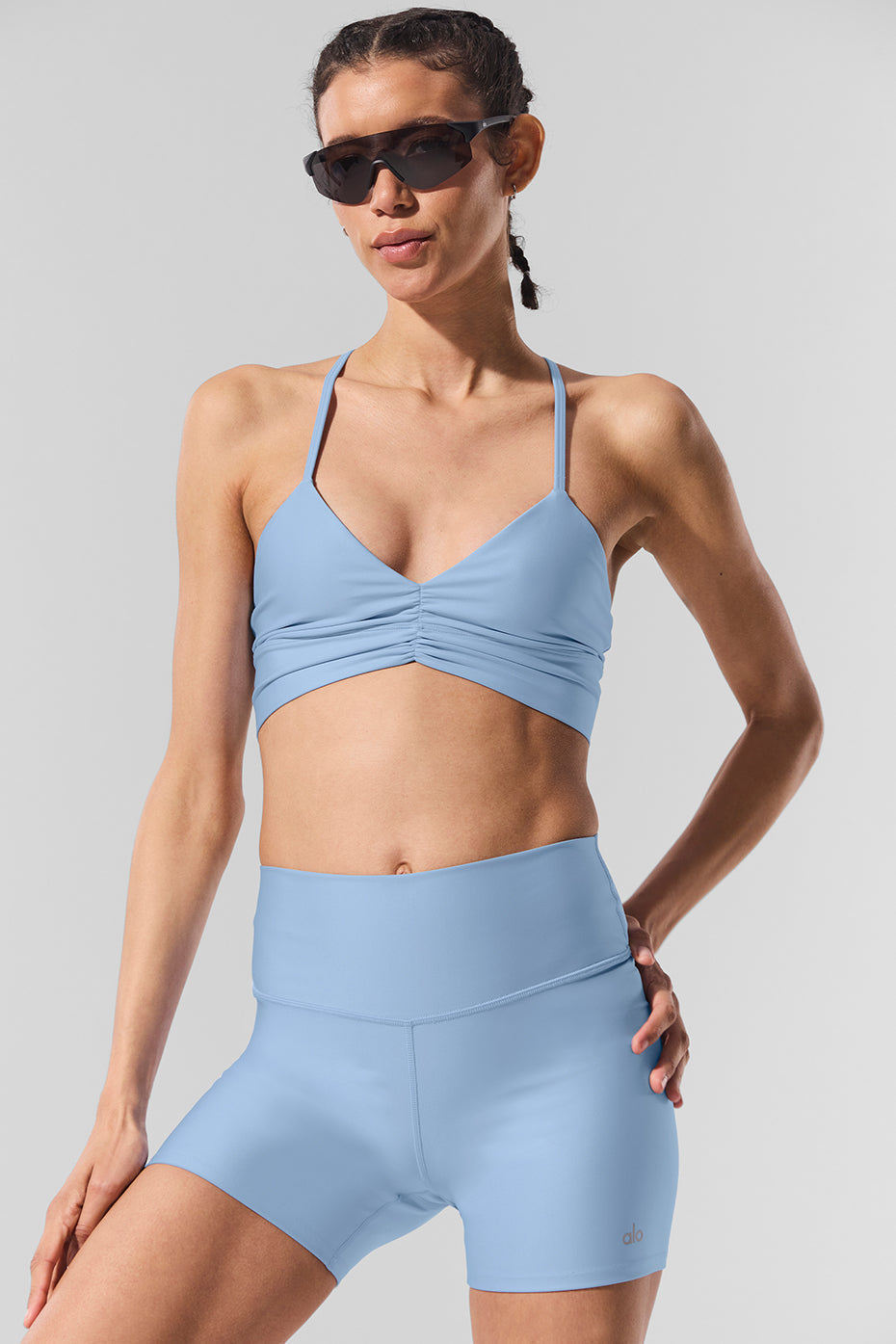 5" Airlift Energy Short - Seashell Blue